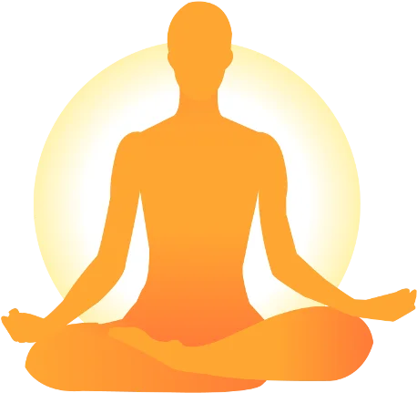 image of person doing meditation